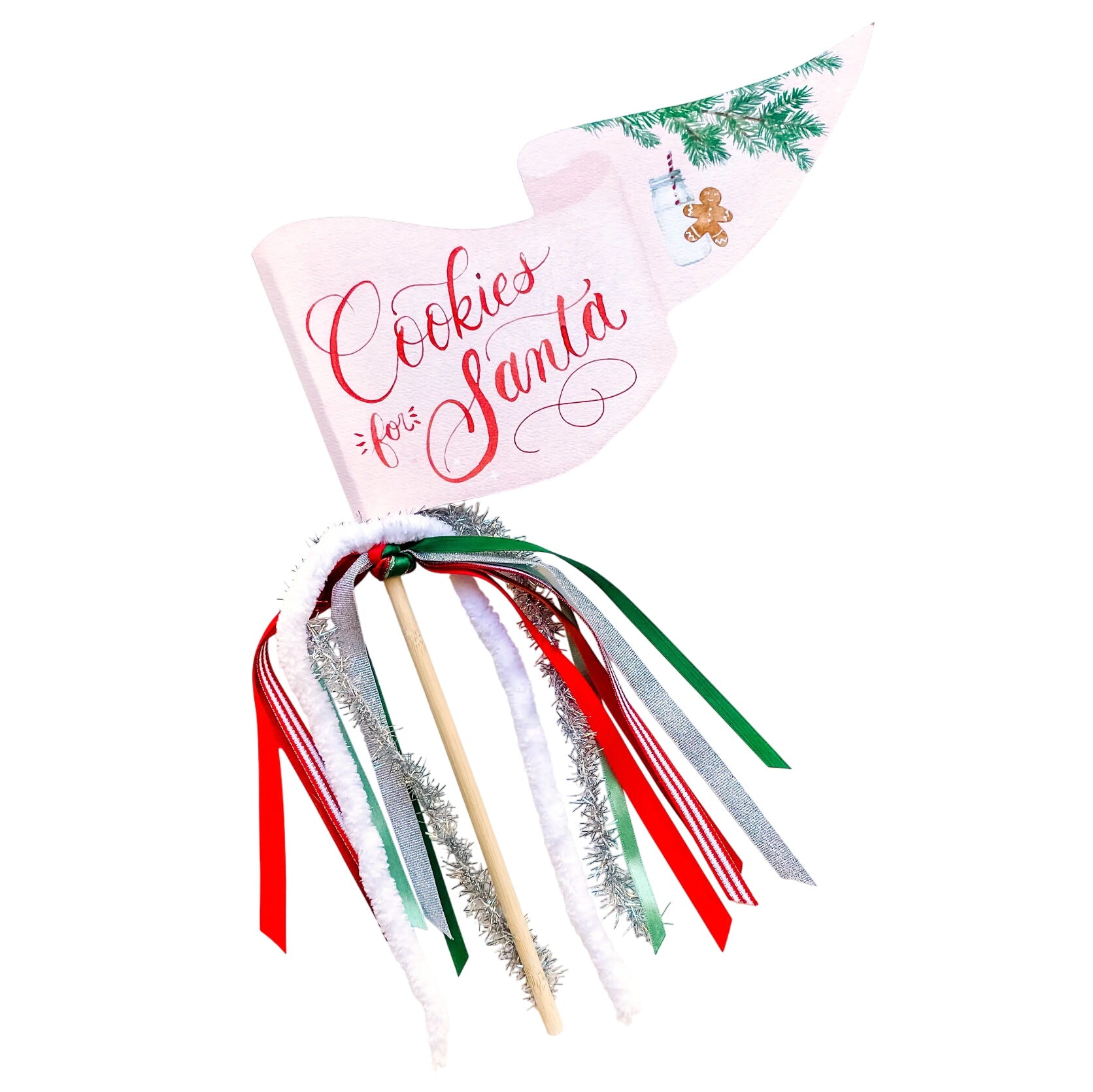 Cookies For Santa Party Pennant