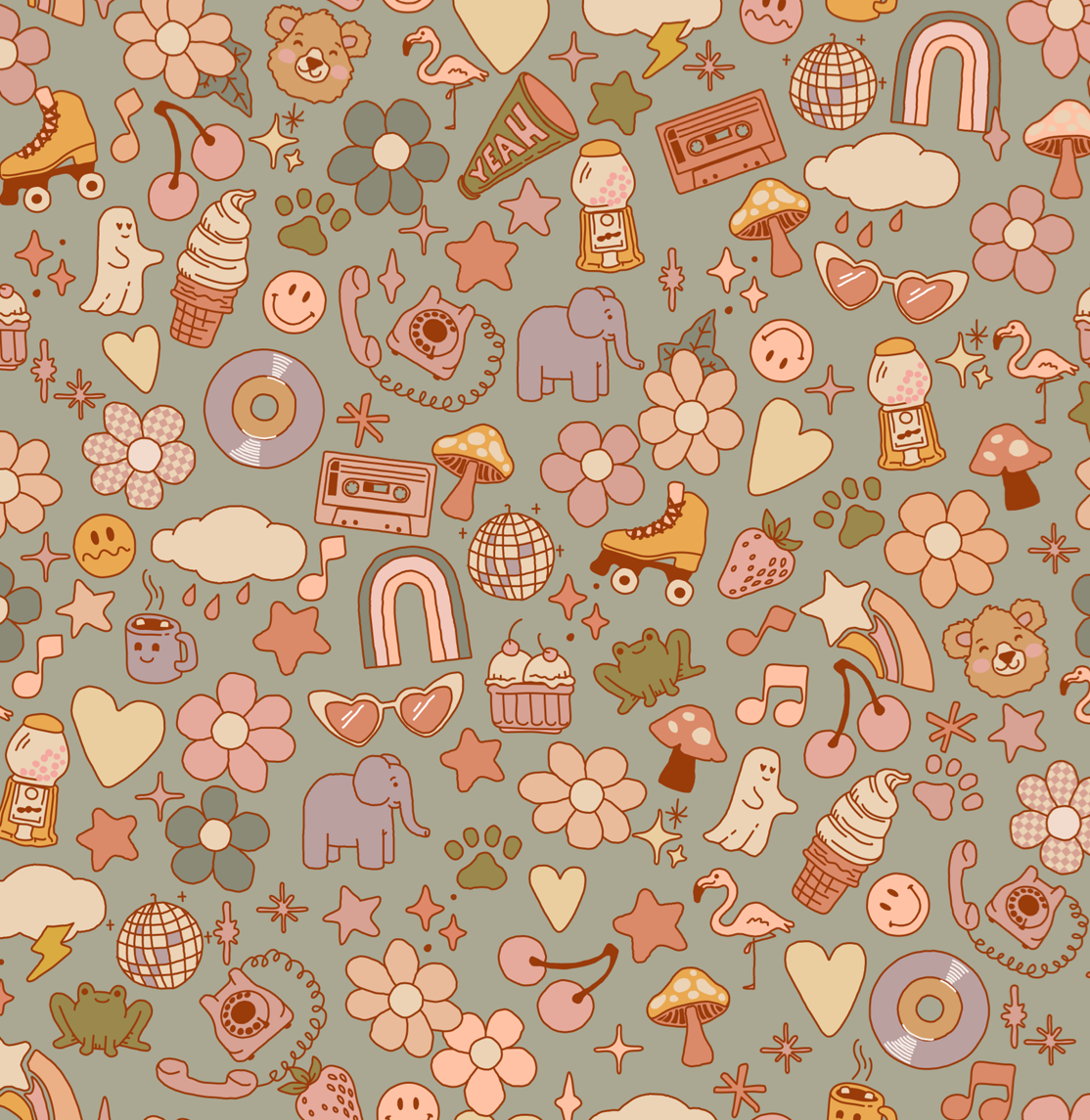Lollie Wallpaper By Thread Mama
