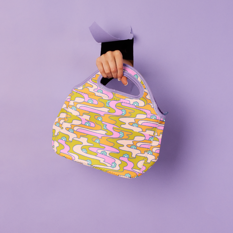 Psych Flower Lunch Tote