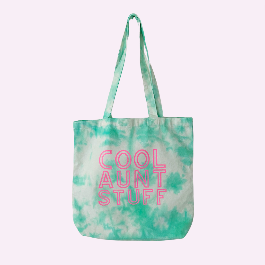 Cool Aunt Stuff ♡ Tie-dye Tote Bag