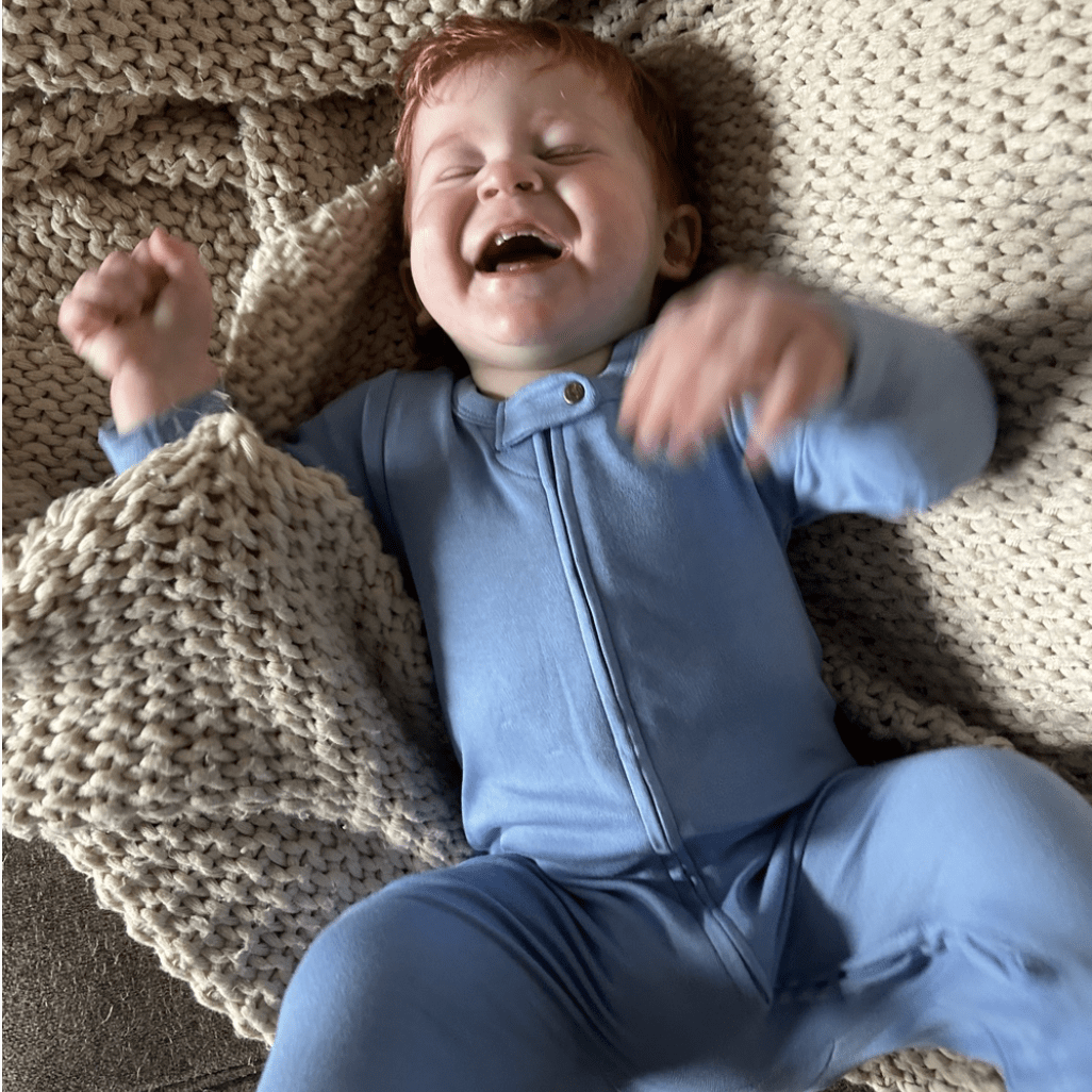 Footie | Periwinkle Blue