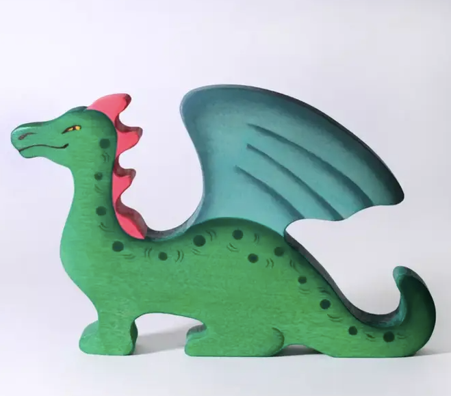 Wooden Dragon Toy - Handmade, Eco-friendly & Perfect For Kids' Playtime