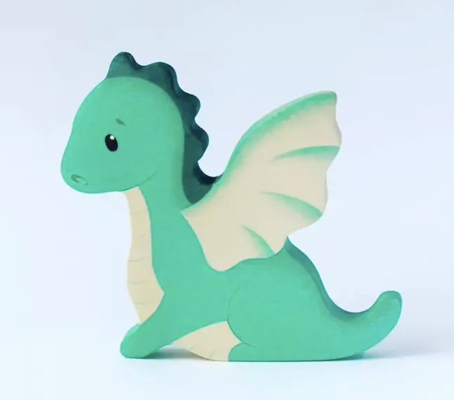 Wooden Dragon Toy - Handmade, Eco-friendly & Perfect For Kids' Playtime