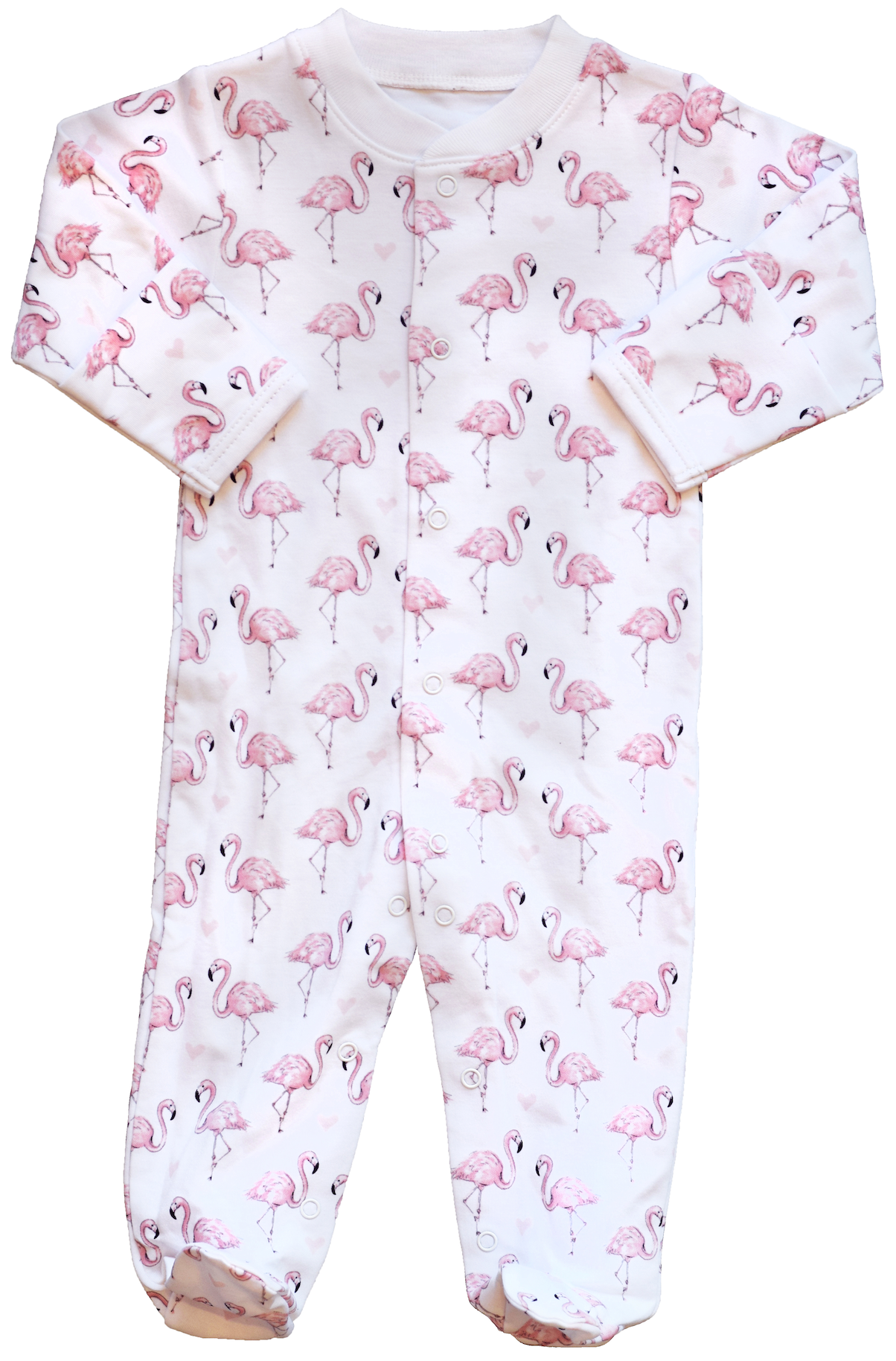 Pink Flamingo Footie