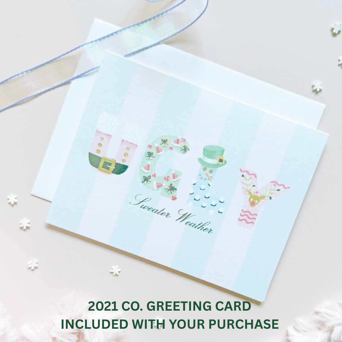 Sweater Weather ♡ Holiday Junkie X Embroidered Hat