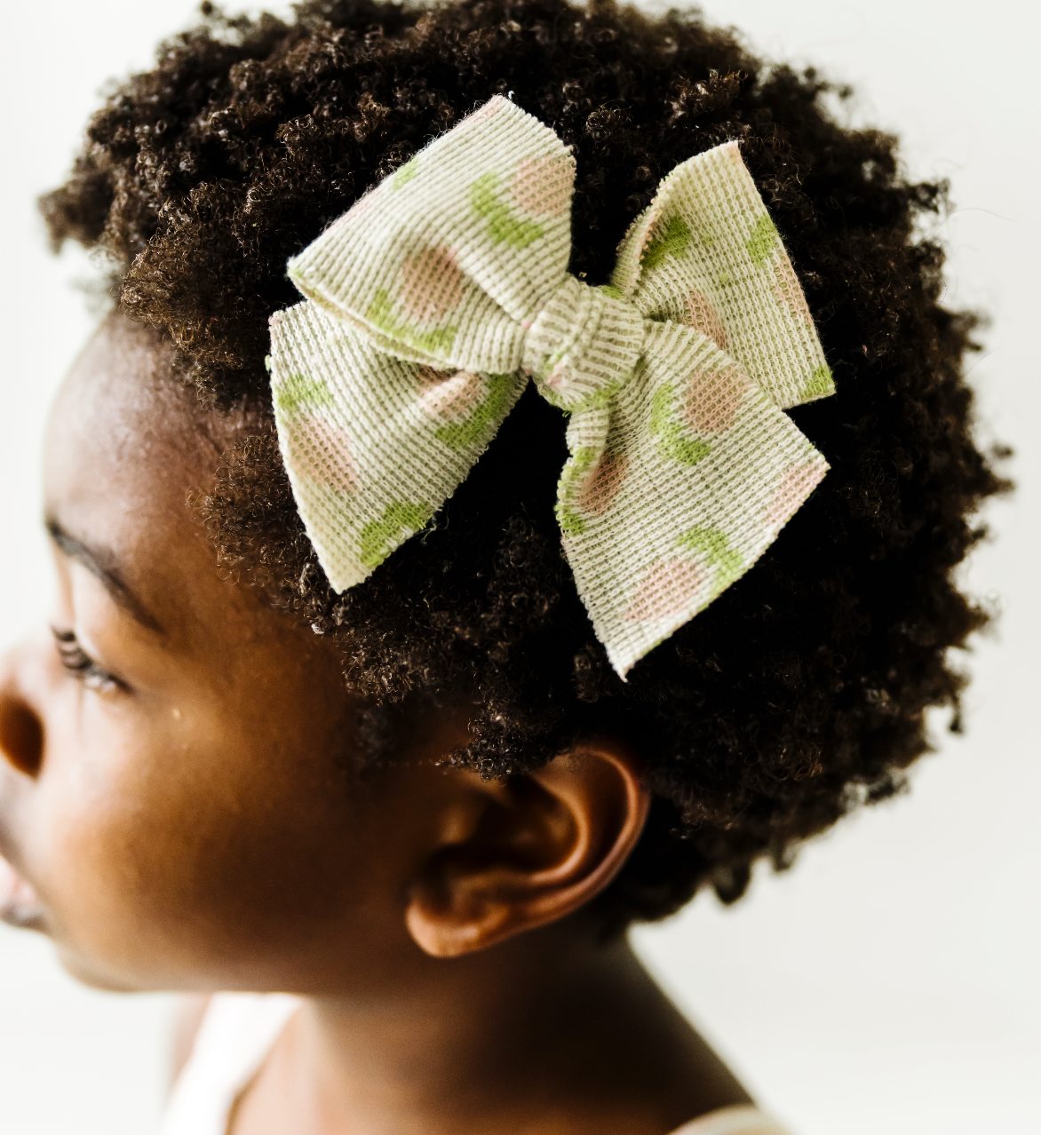 2pk Baby Bloom Clips: Robin Egg Knit Tulip