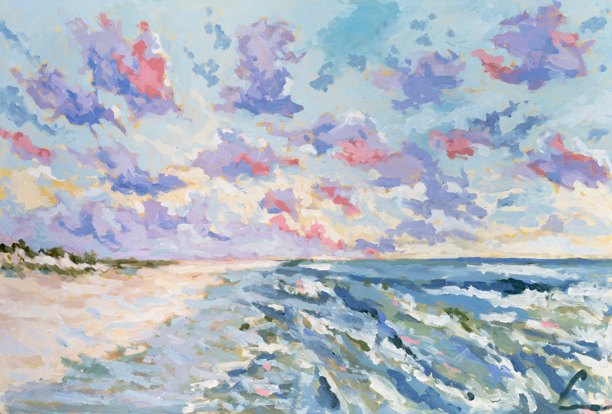 Sunset In Summer Print