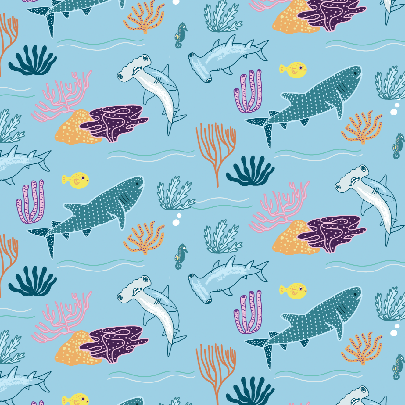 Sharks Gift Wrapping