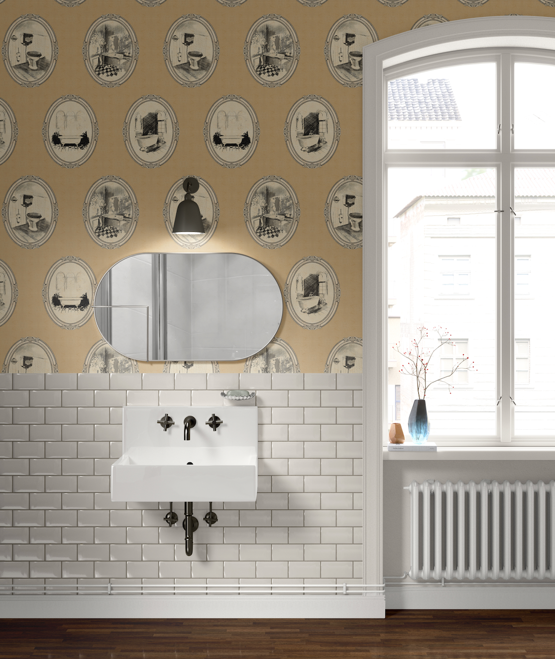 Lou Wallpaper By Karin Beatrice Levin