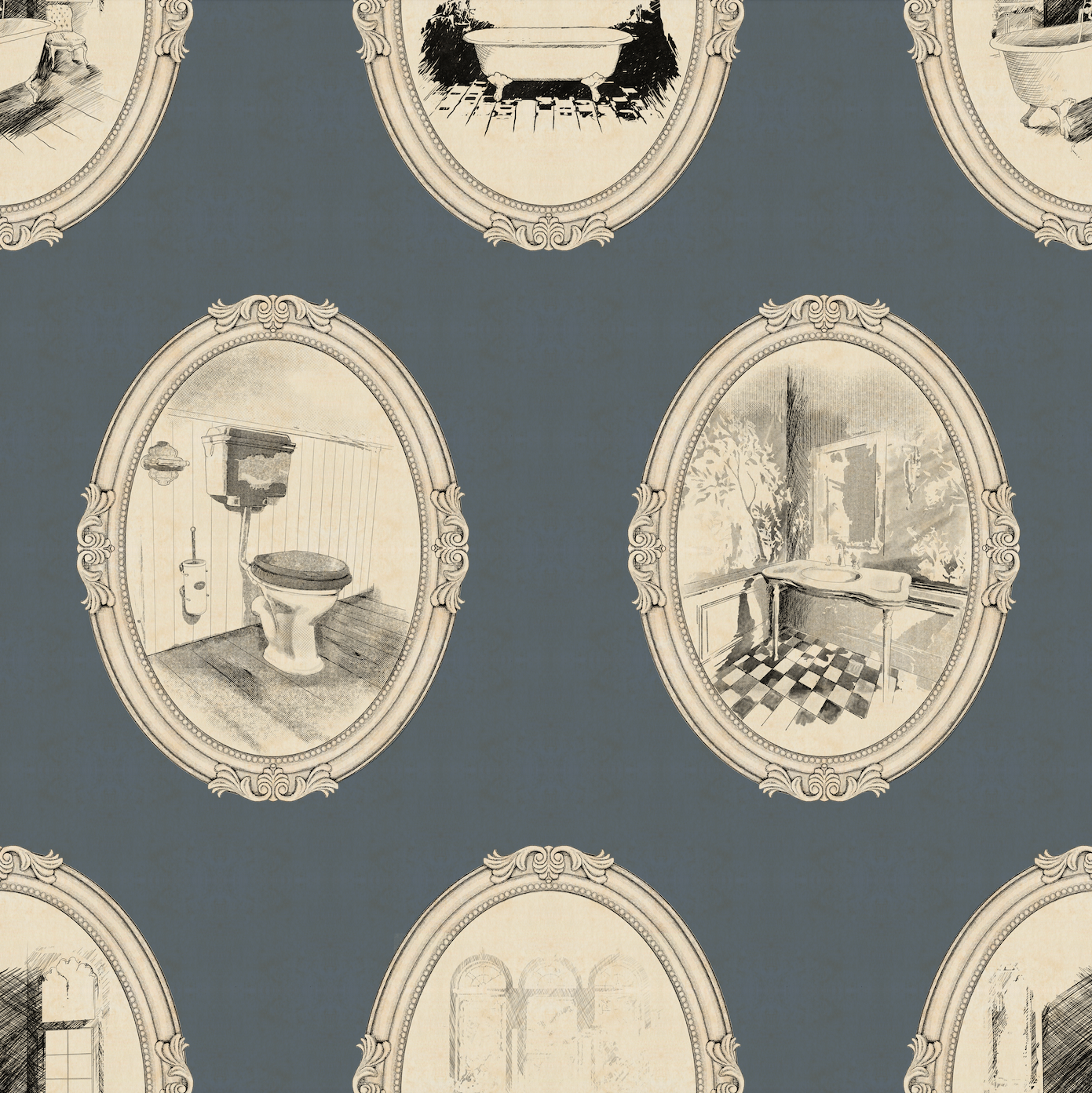 Lou Wallpaper By Karin Beatrice Levin