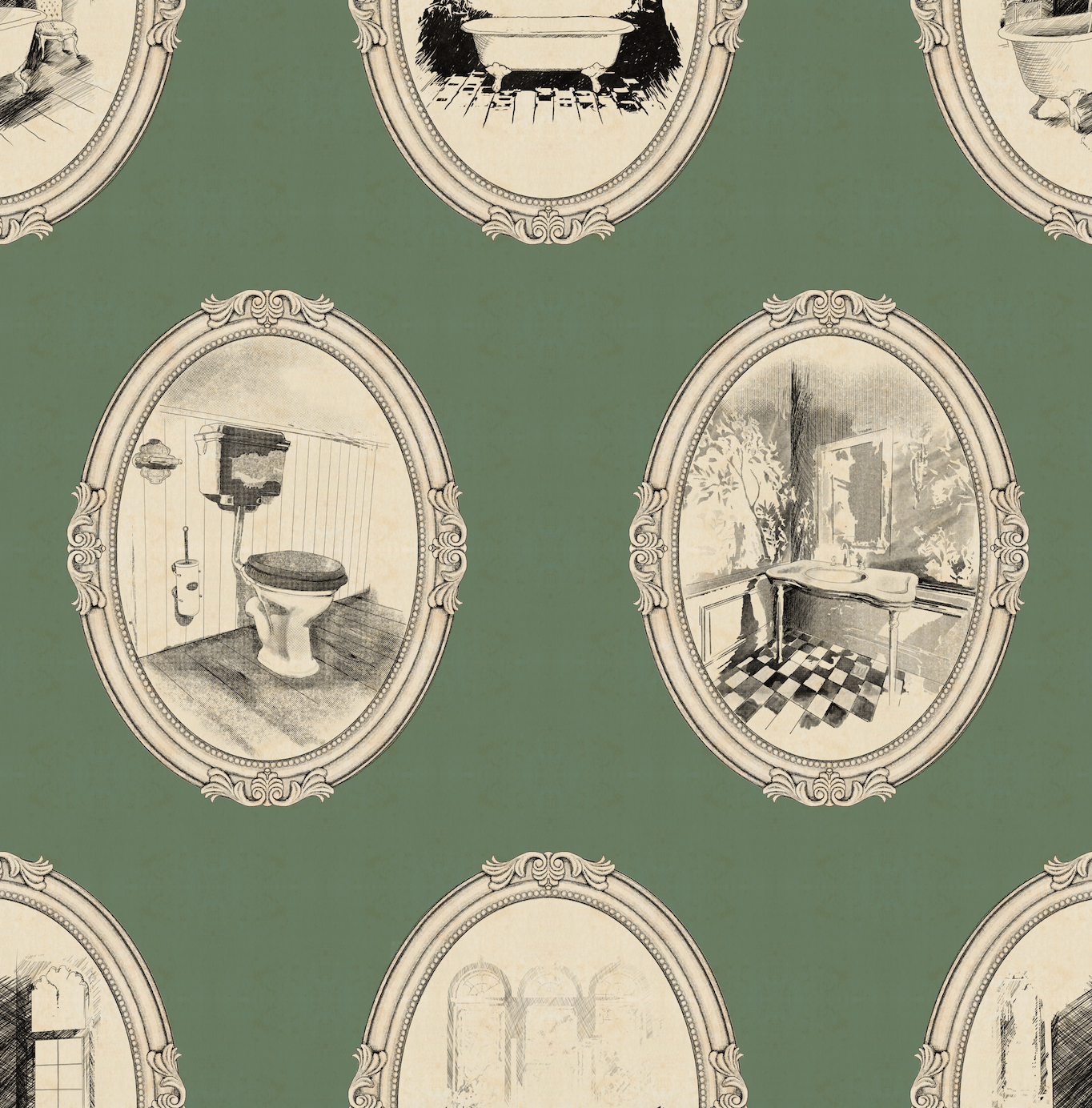 Lou Wallpaper By Karin Beatrice Levin