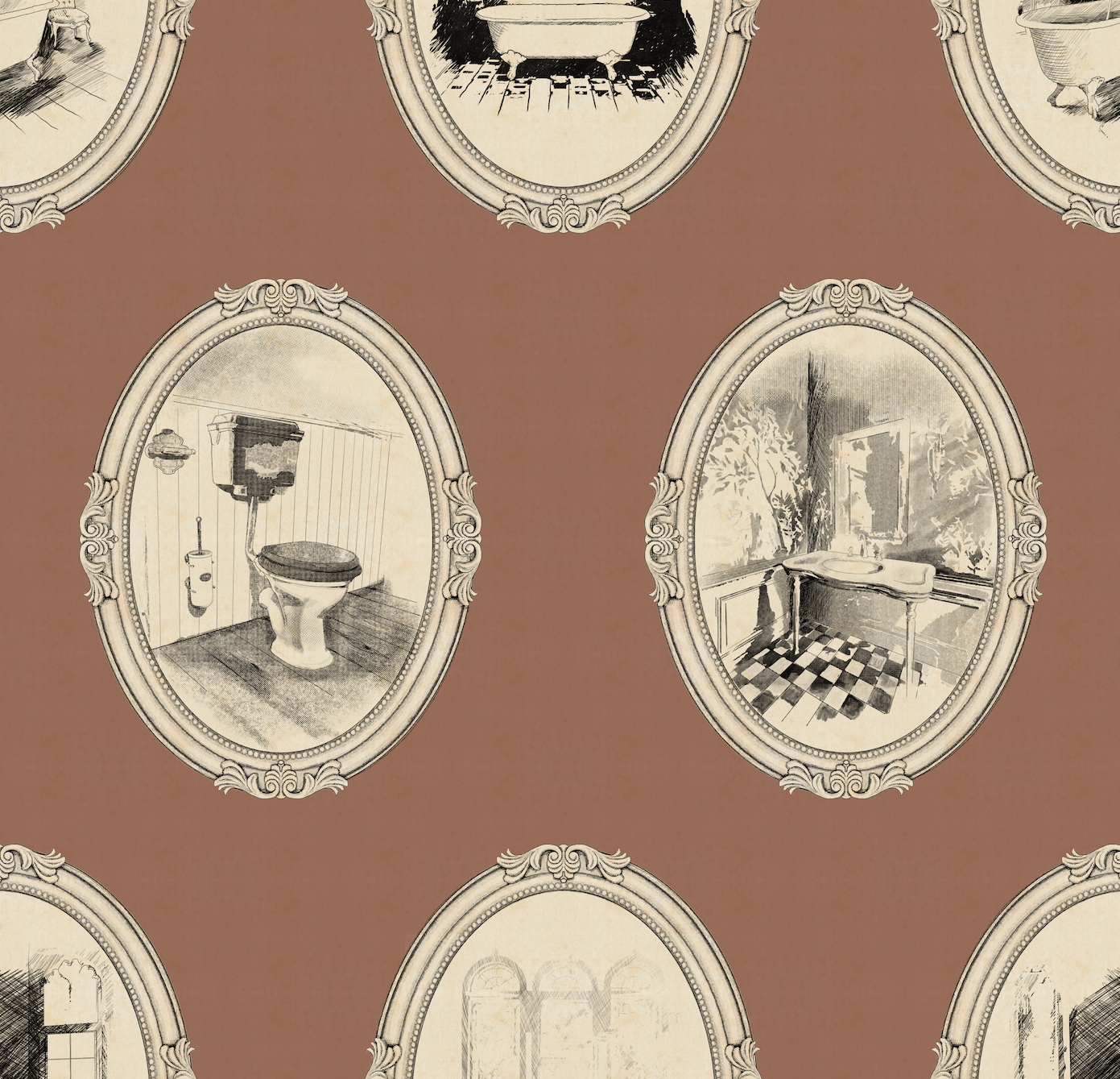 Lou Wallpaper By Karin Beatrice Levin