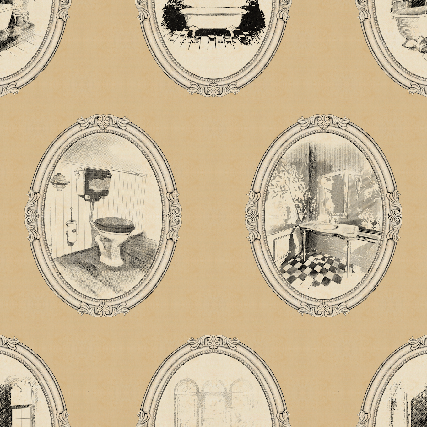 Lou Wallpaper By Karin Beatrice Levin