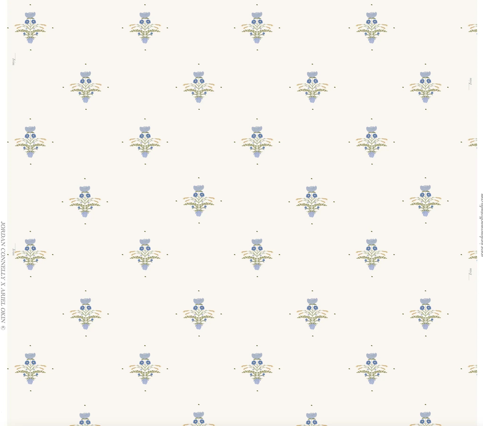 Leone In Blue Fabric Swatch
