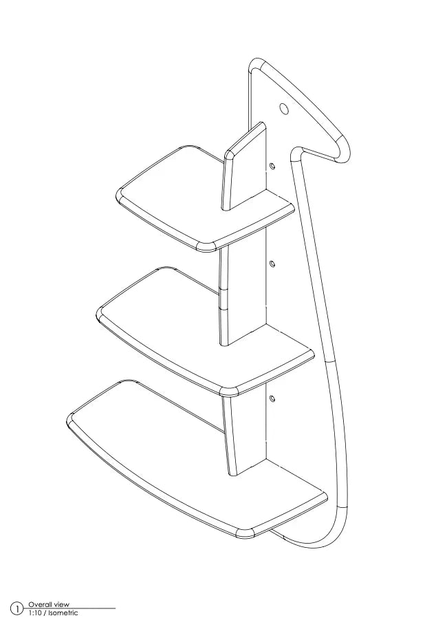 Gyraf Shelf - Kids Wall Shelf