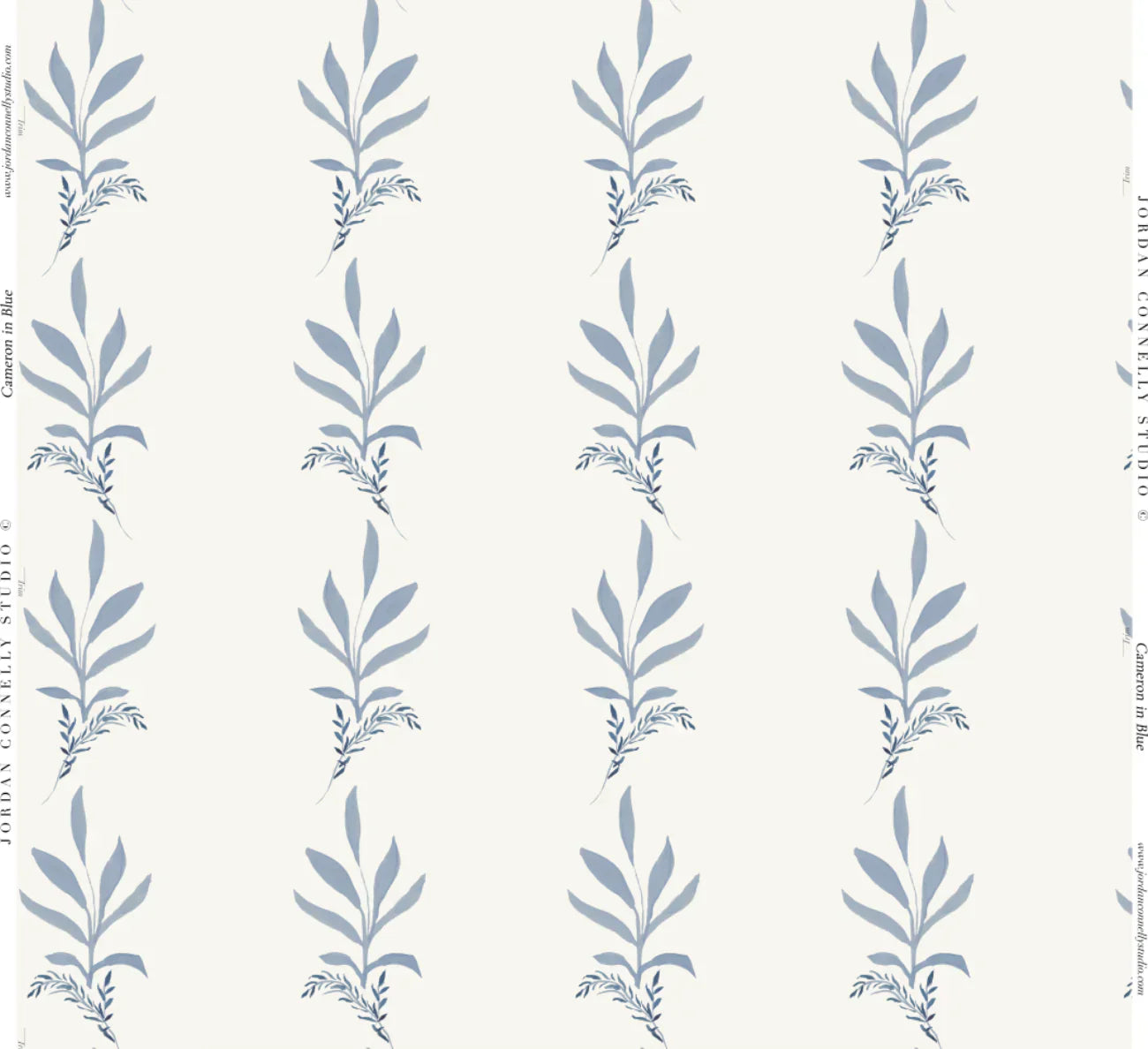 Cameron In Blue Fabric Swatch