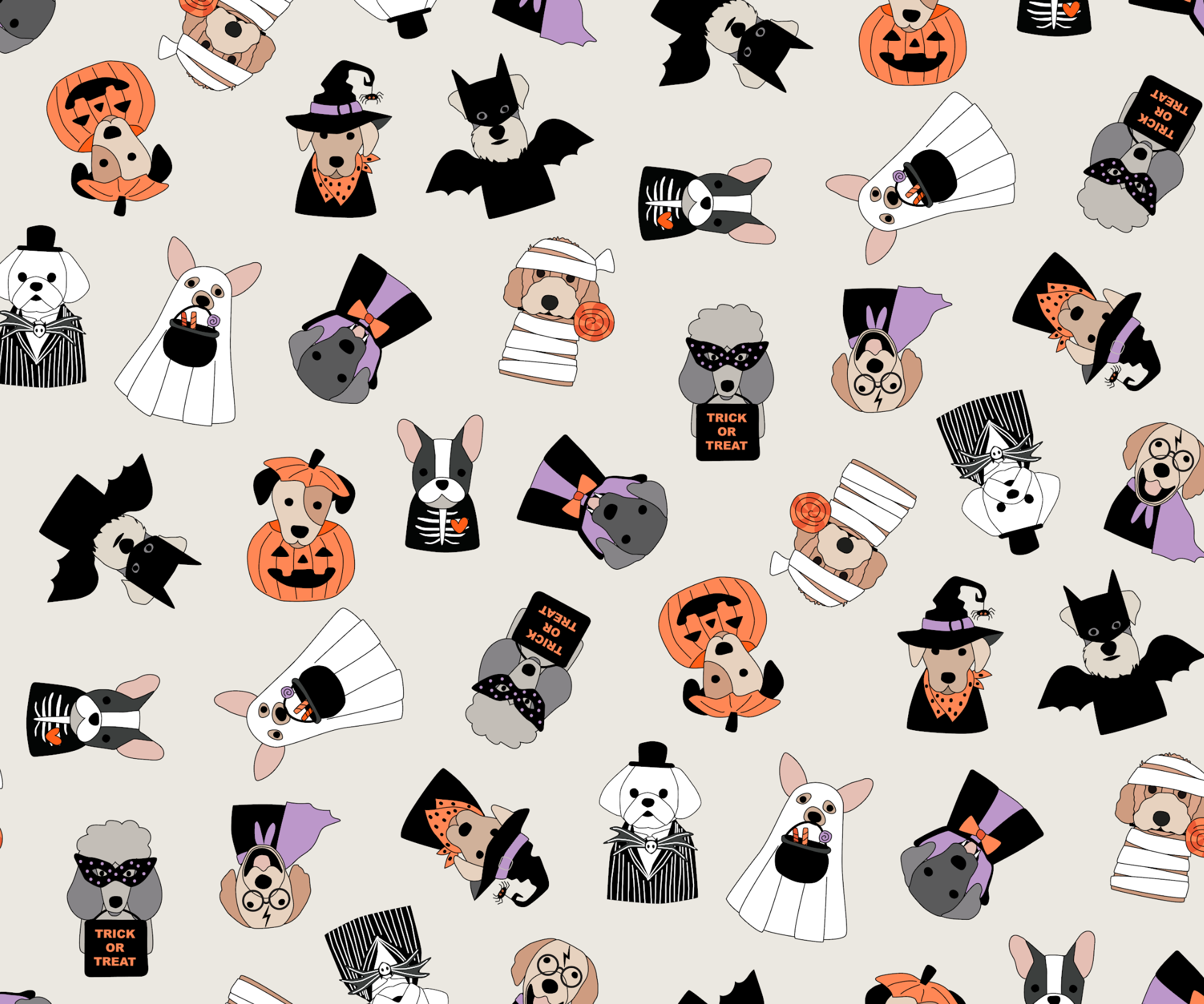 Bark & Treat (men's Long Sleeve Pj)