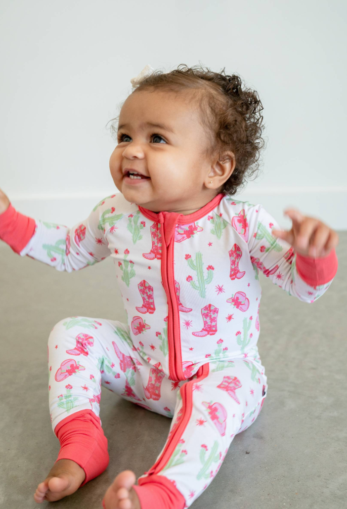 Pink Cactus Cowgirl Zippy