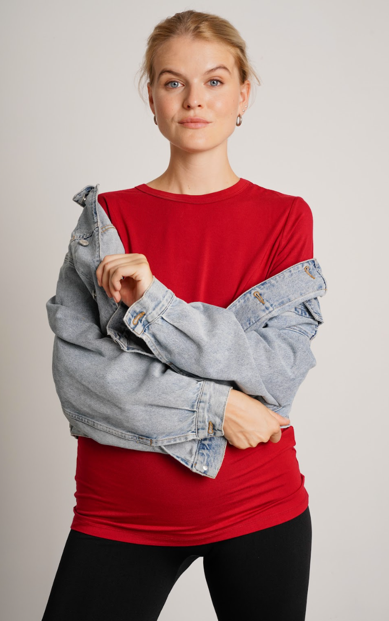 Liv Long Sleeve Crew Neck Tee