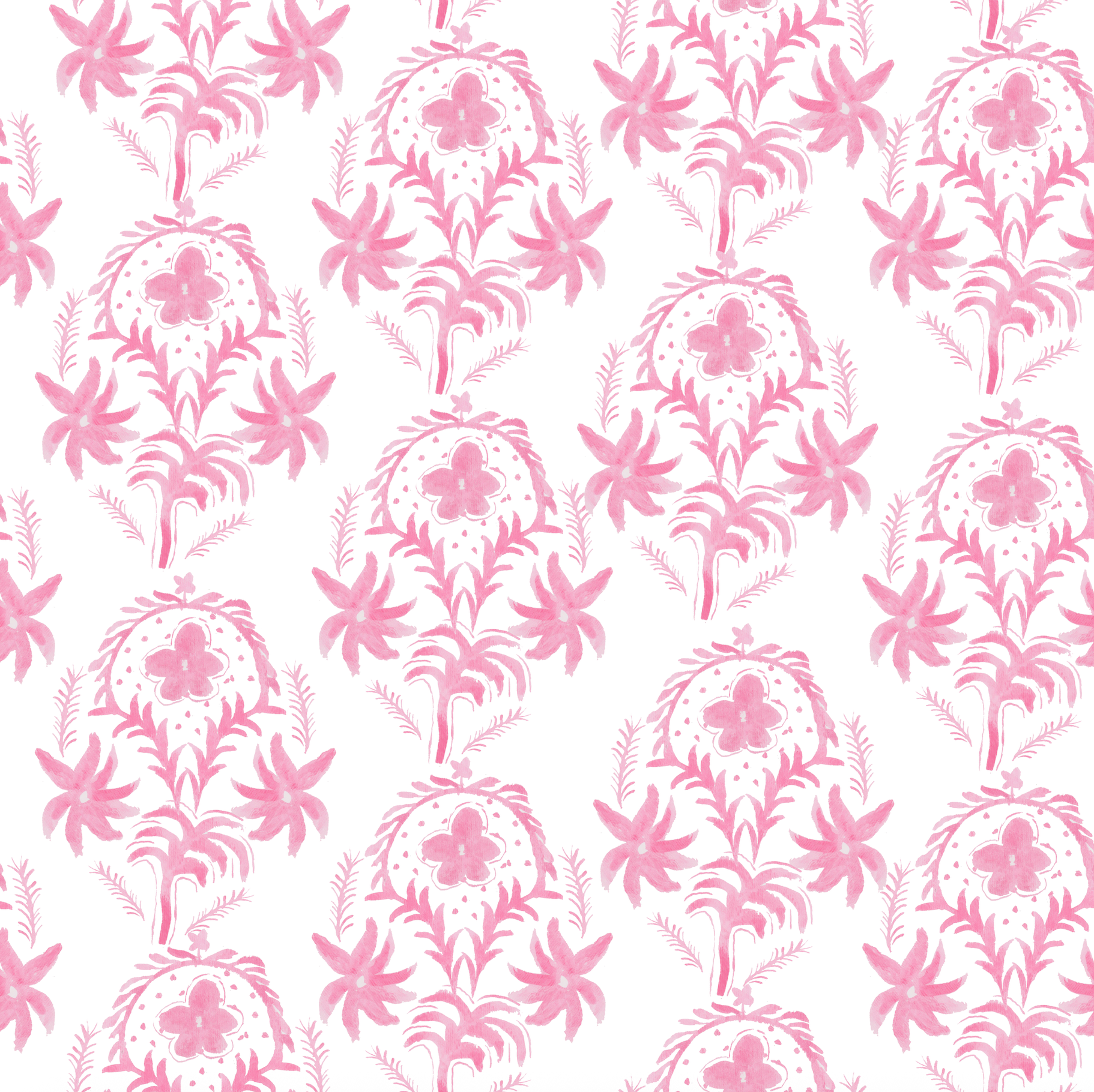 Palm Beach In Rose Wallpaper