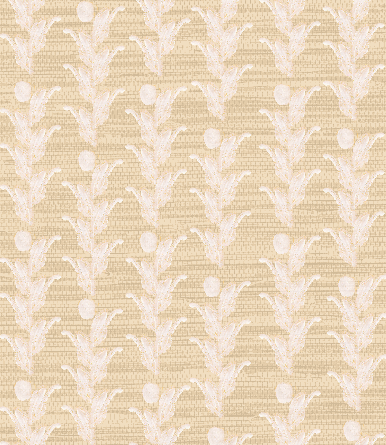 Budding Rope In Natural Grasscloth Wallpaper