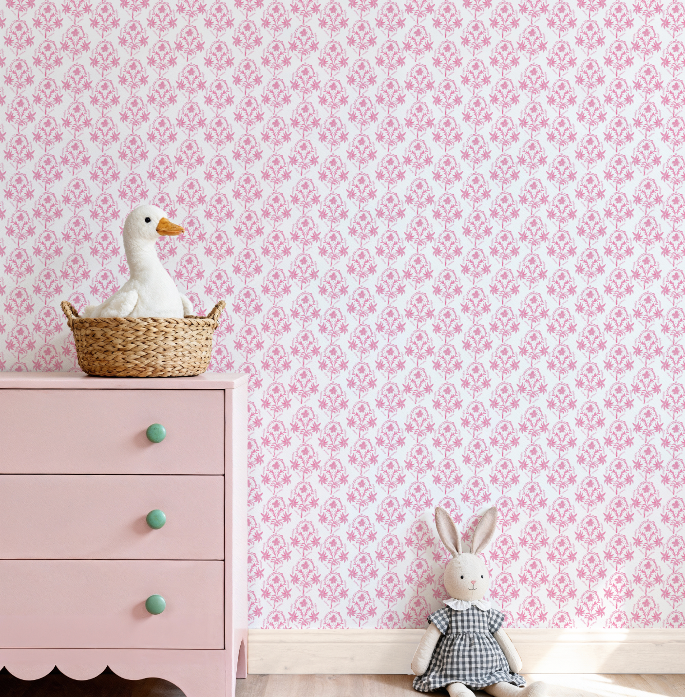 Palm Beach In Rose Wallpaper