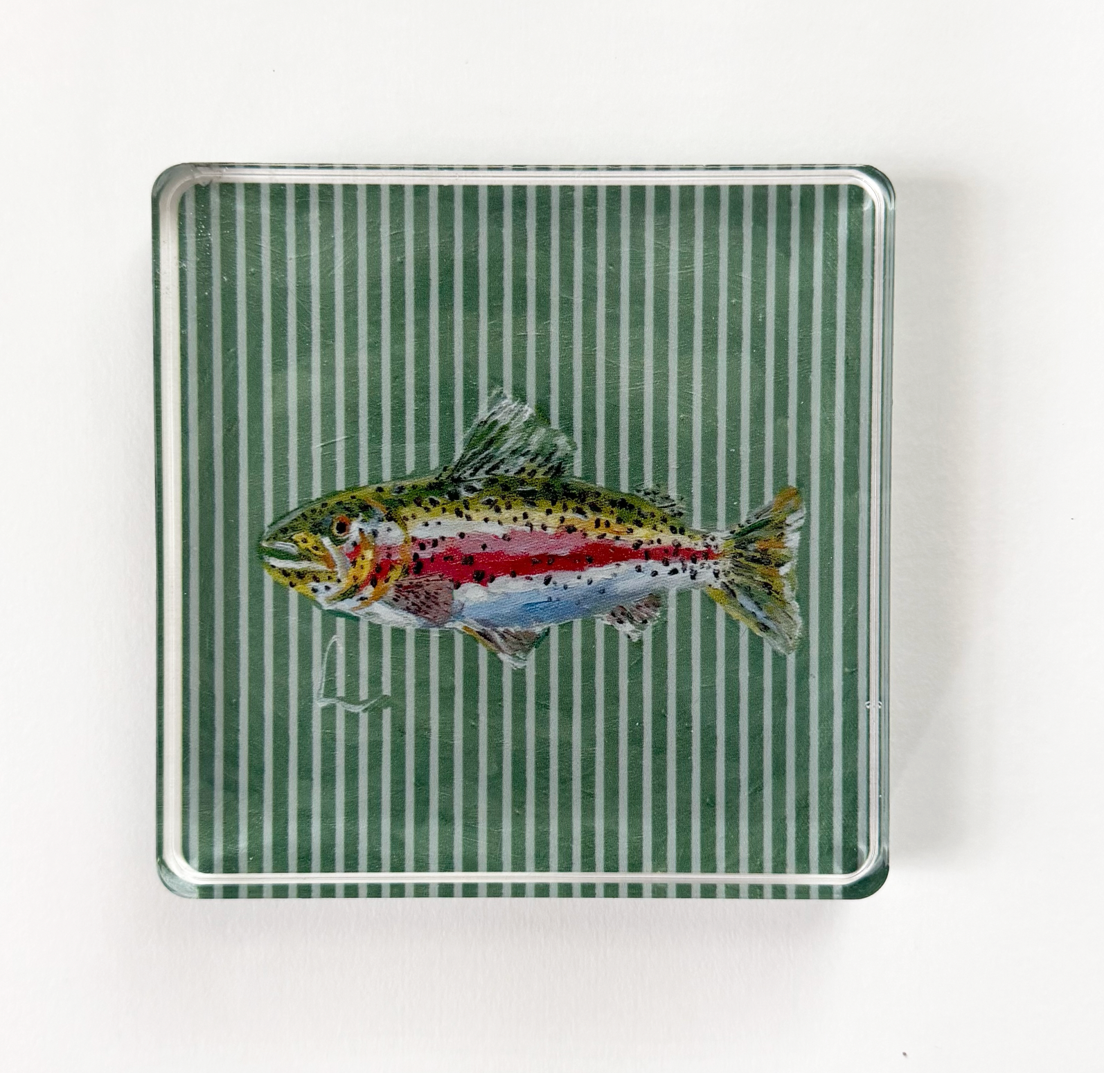 Trout Acrylic Art Block