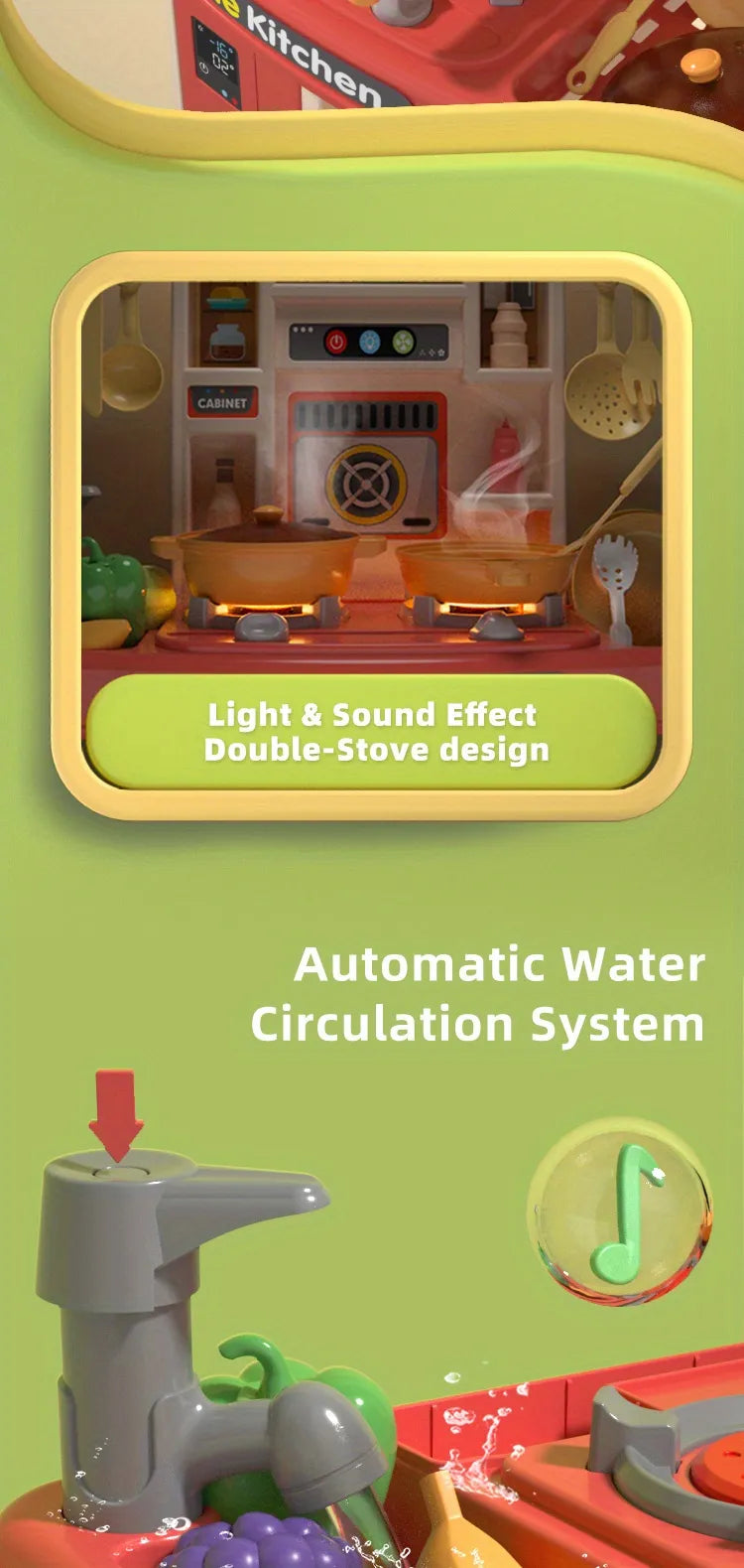 Pretend Play Kitchen Toy For Children Multivariant