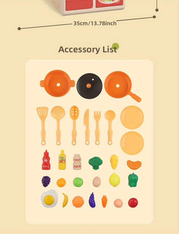 Pretend Play Kitchen Toy For Children Multivariant