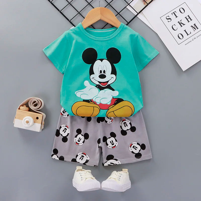 2pcs Set Shirt And Pants For Children Multivariant