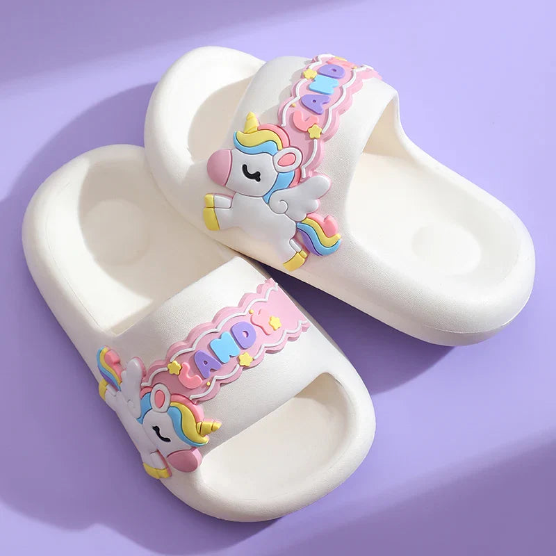 Unicorn Rainbow Slippers Ultra Soft Eva Ages 0-3 Years