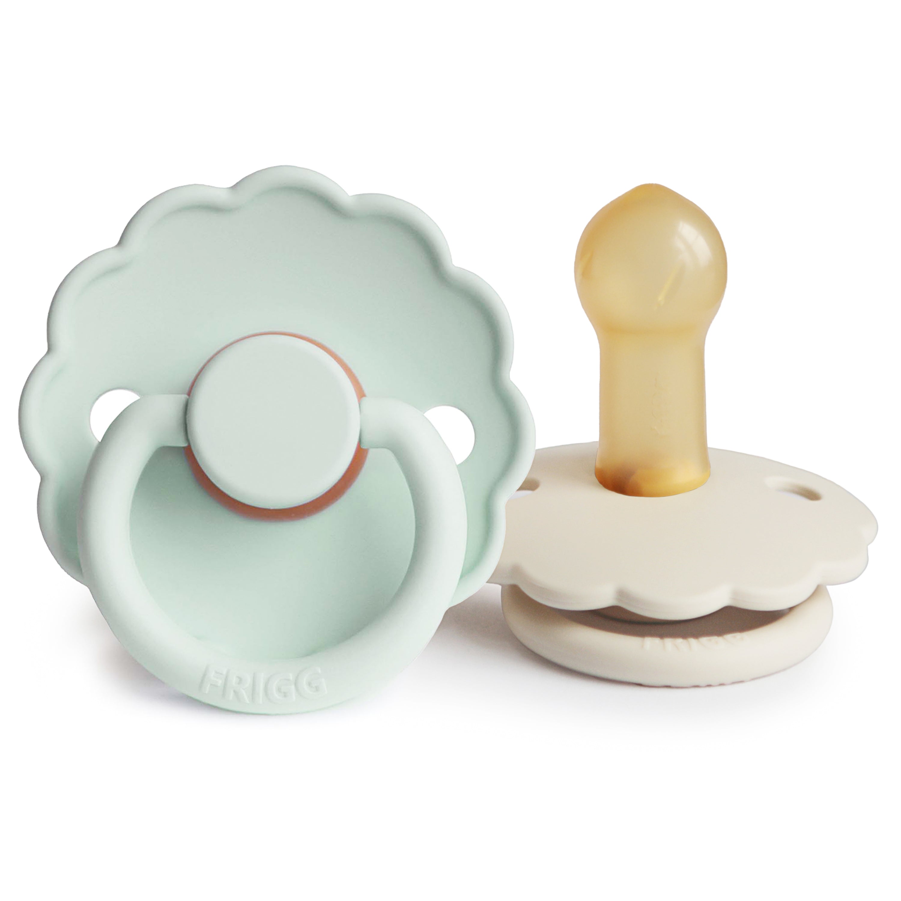 Frigg Daisy Natural Rubber Pacifier 2-pack