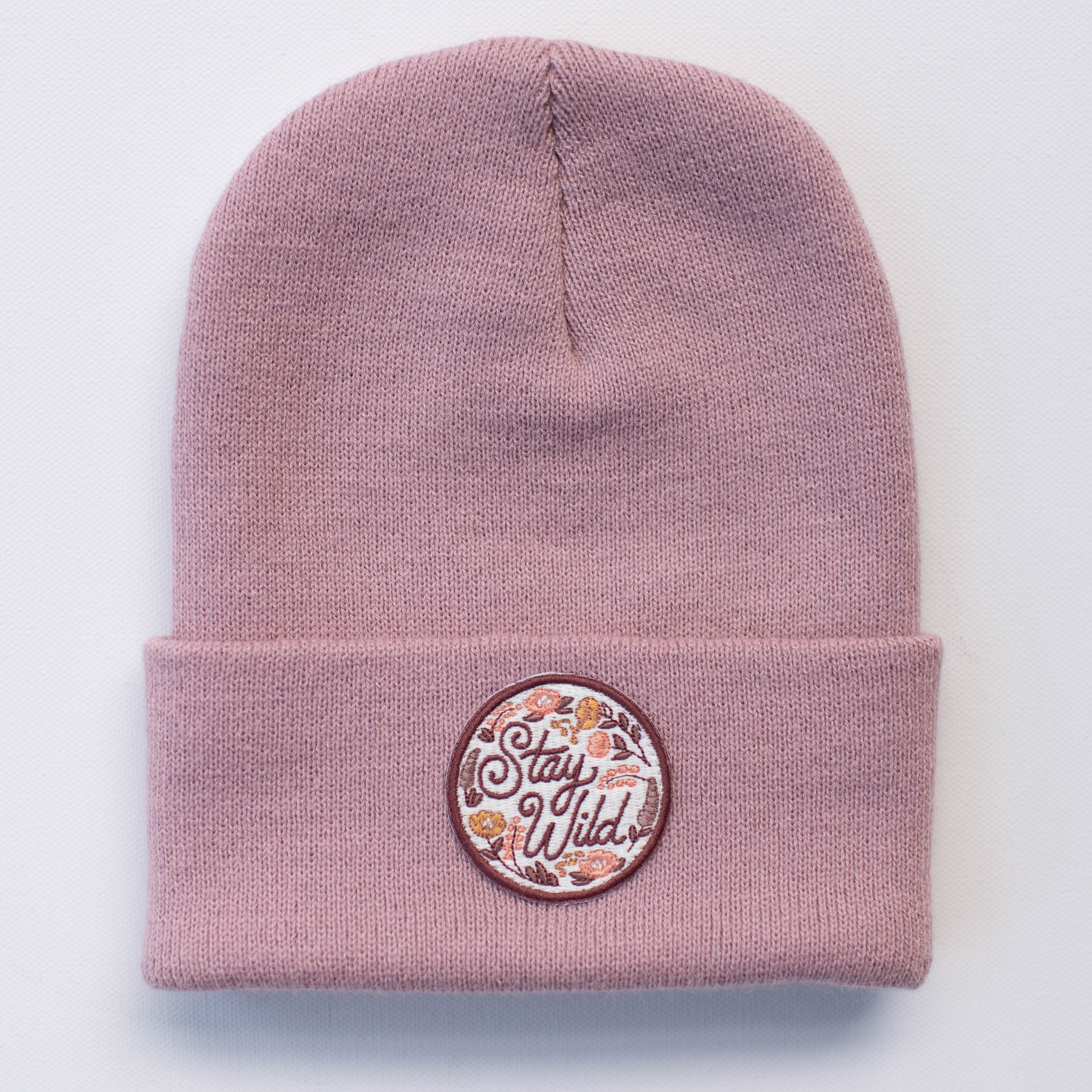 Stay Wild Rose Youth/adult Beanie