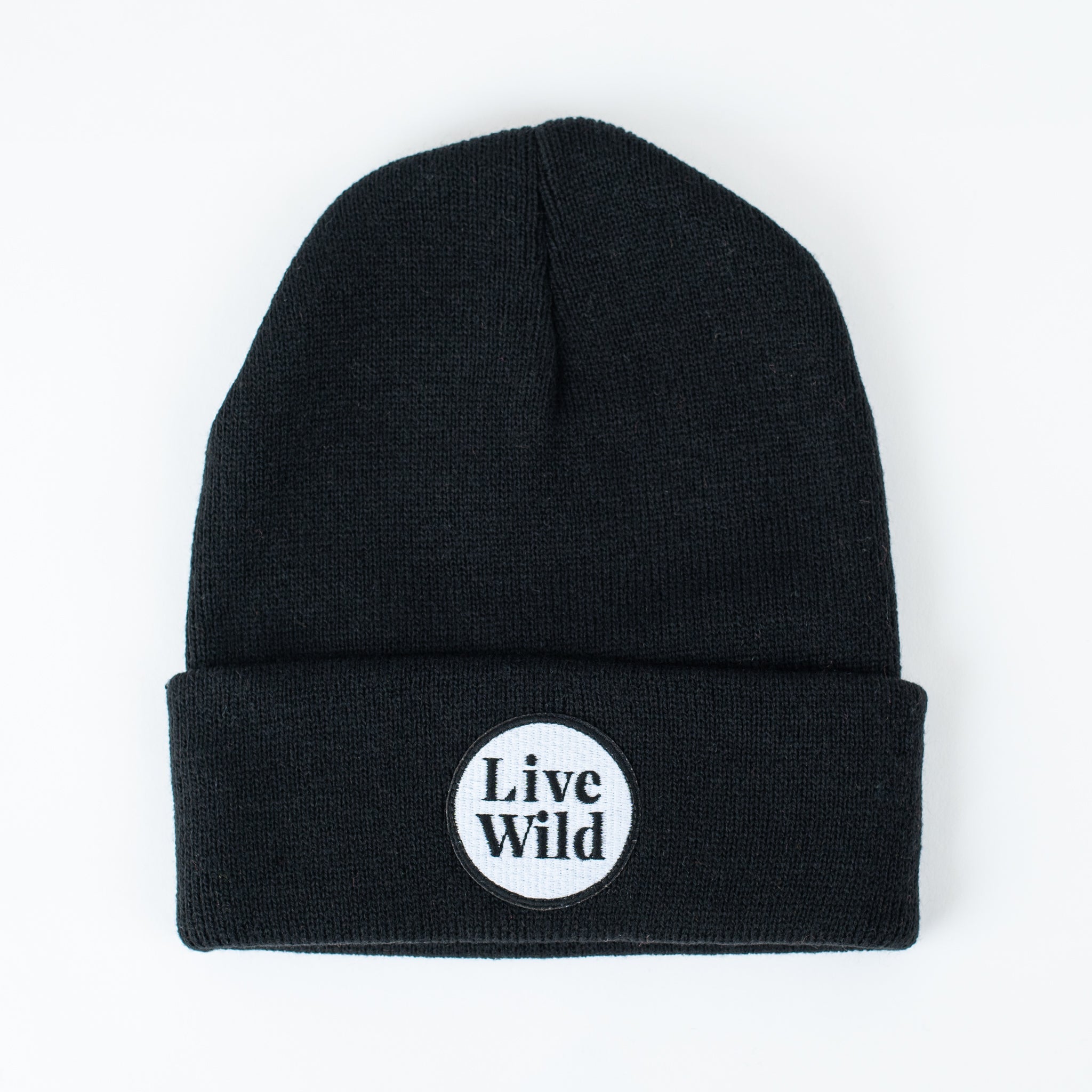 Live Wild | Black - Adult Beanie