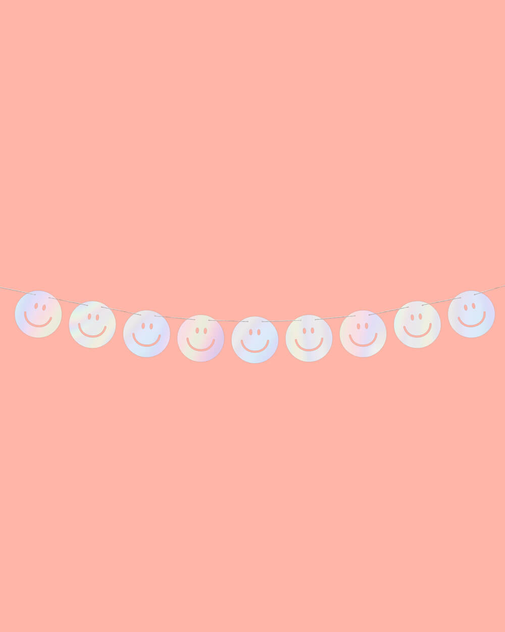 Smiley Banner - Iridescent Foil Banner