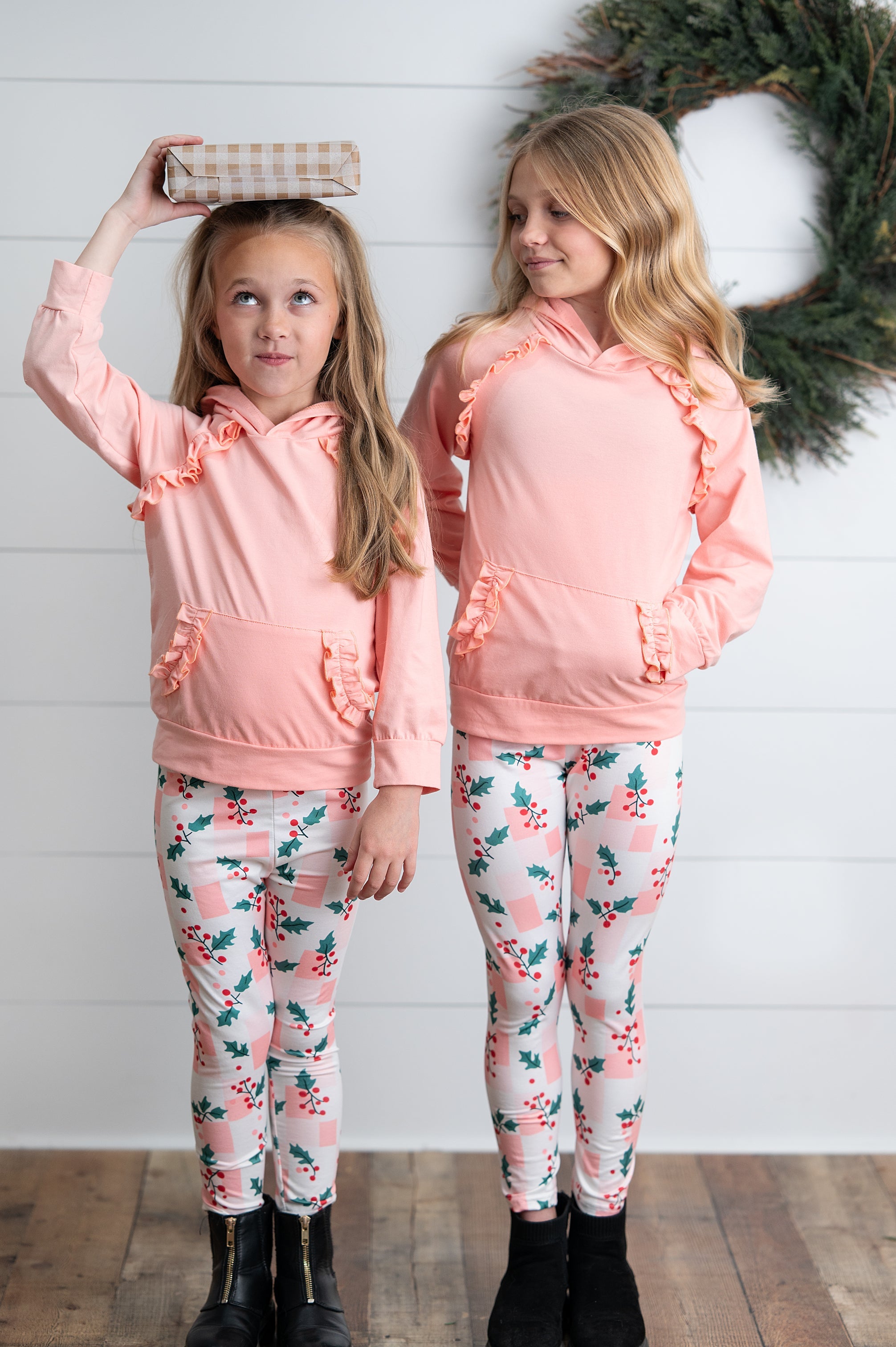 Blush Check Holly Pant Set