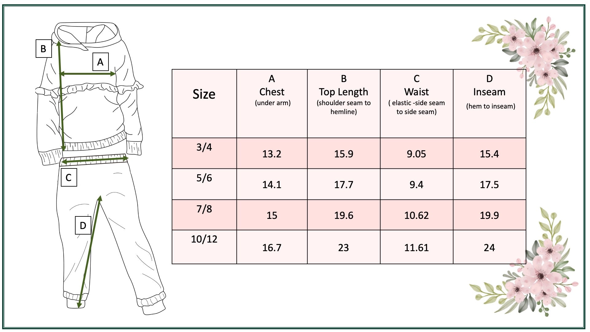 Desert Tan Retro Flower Hooded Set