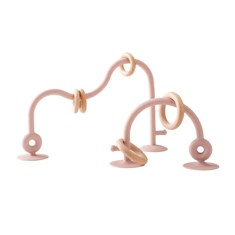 Wood And Silicone Toy Roller Coaster Set Multivariant