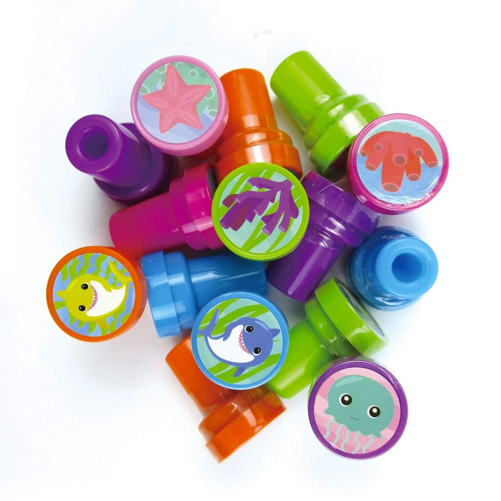 Easter Eggs With Shark Stampers - 36 Pack