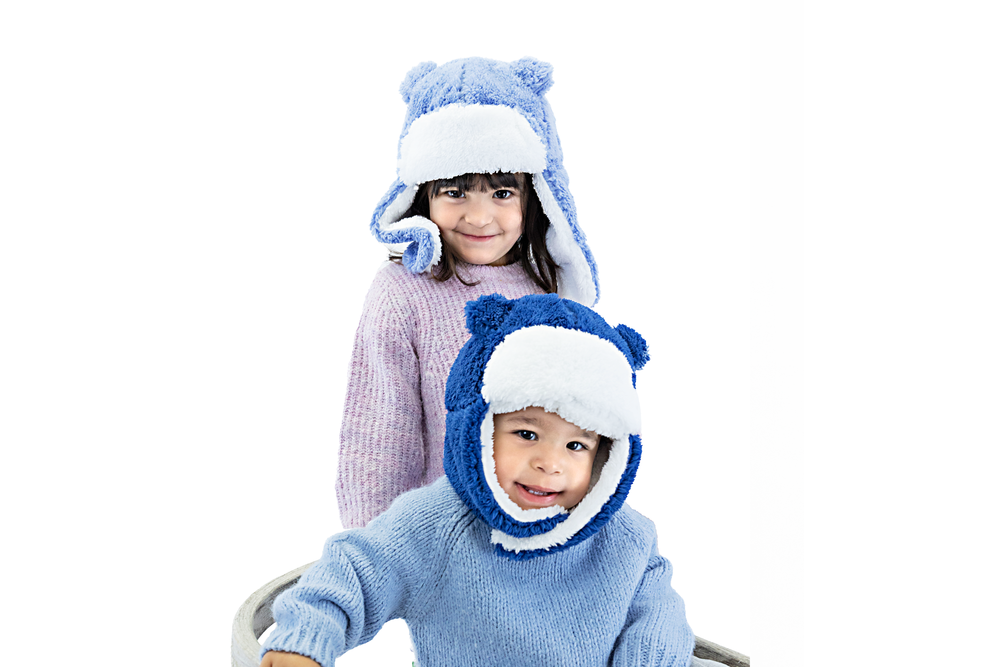 Baby/kids Sherpa Trapper Hat - Navy