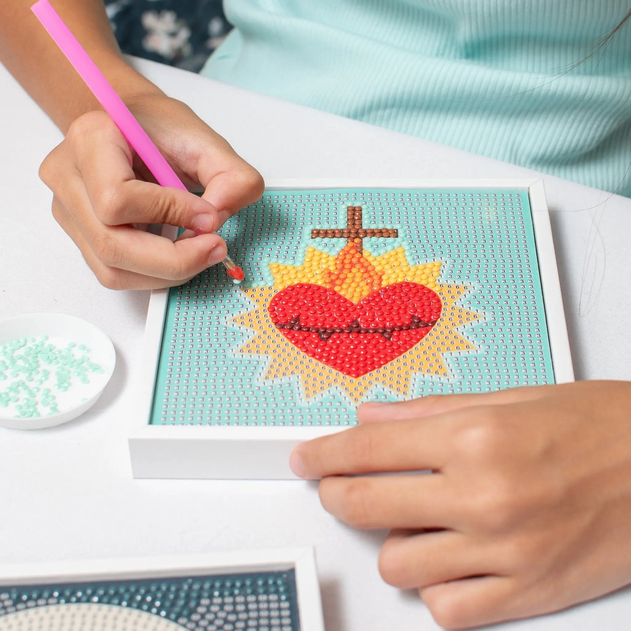Gem Art Craft Kit Sacred Heart Of Jesus