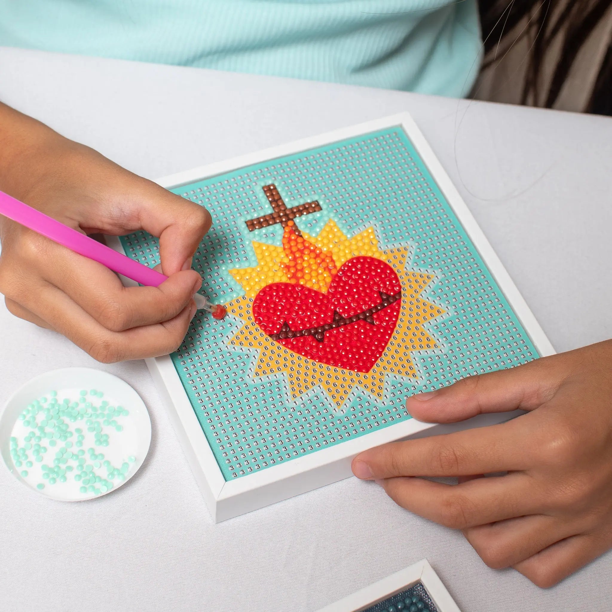 Gem Art Craft Kit Sacred Heart Of Jesus