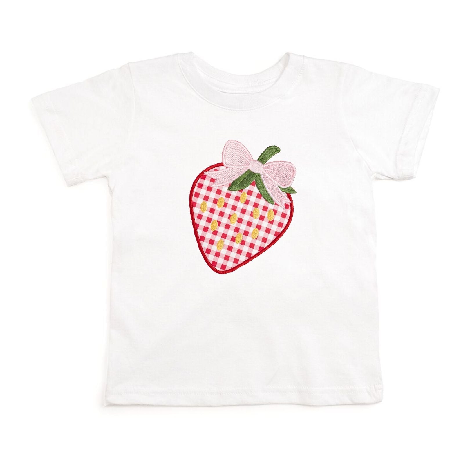 Strawberry Patchwork Short Sleeve T-shirt