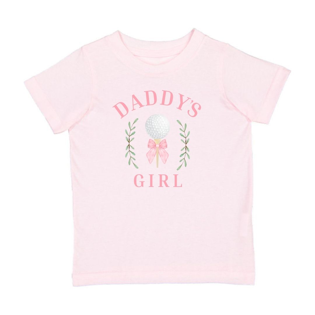 Daddy's Golf Girl Short Sleeve T-shirt