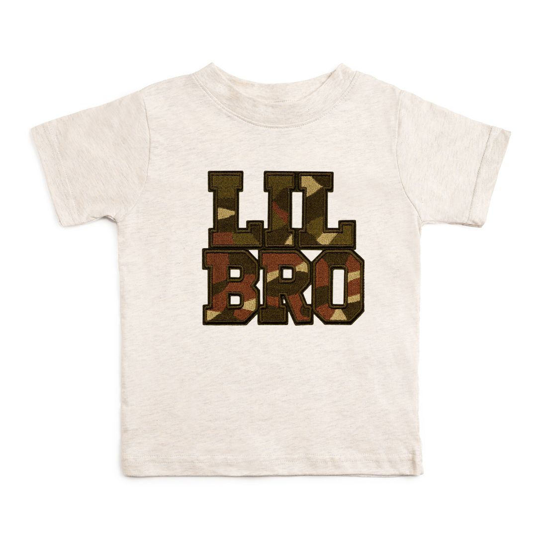 Lil Bro Camo Patch Short Sleeve T-shirt
