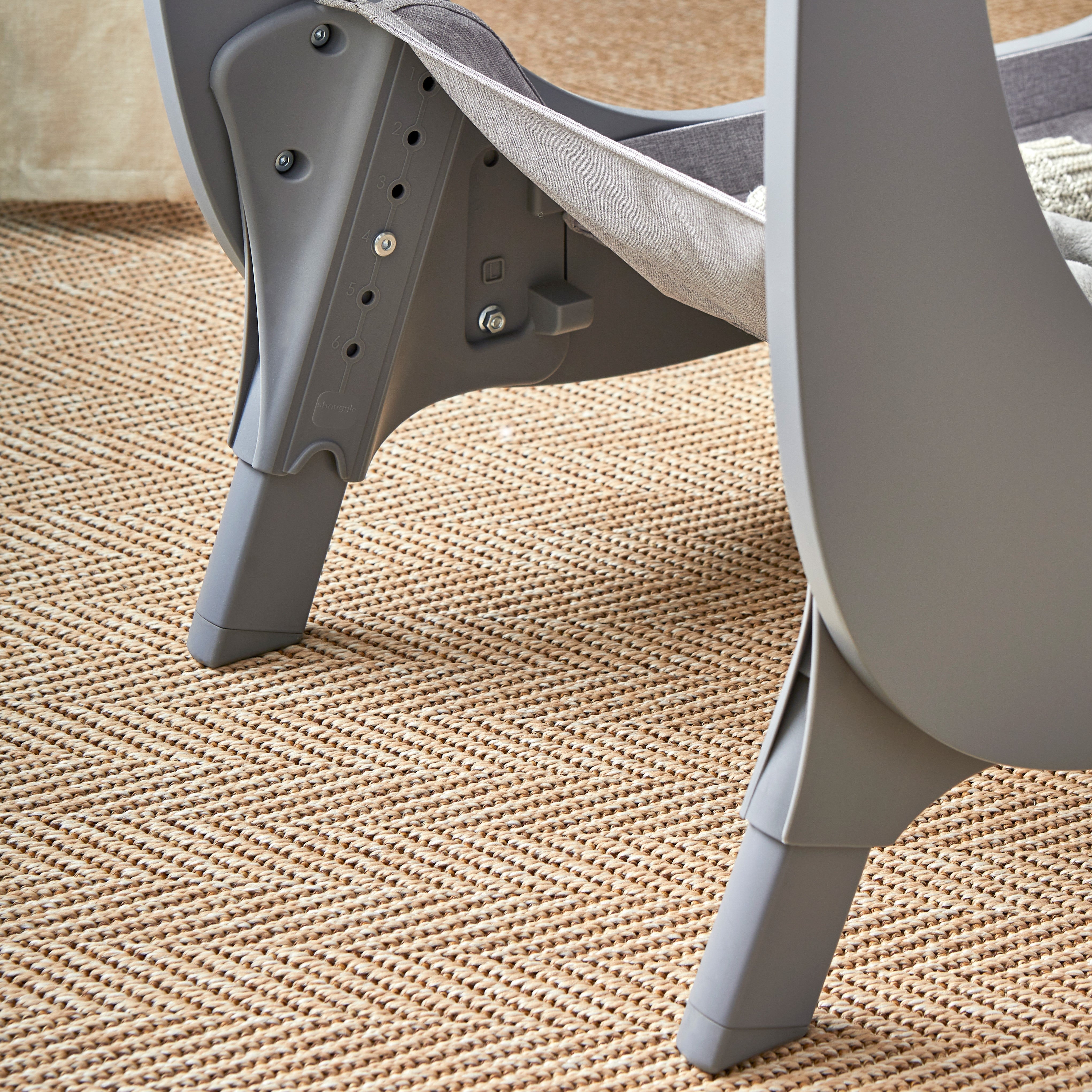 Shnuggle Air Lite Bedside Crib | Height Adjustable Baby Bed With Mattress