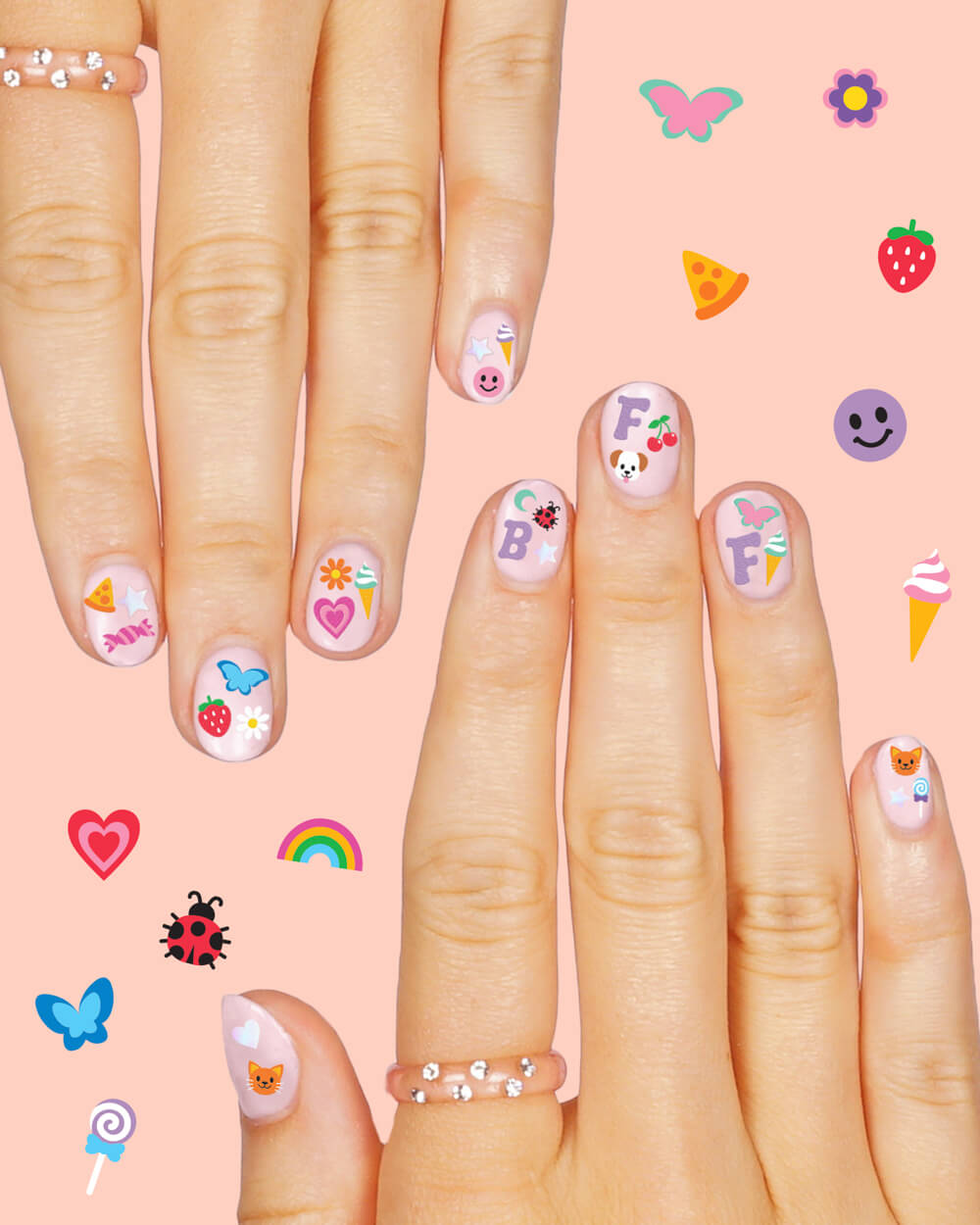 Grl Pwr Nail Stickers - 816 Nail Stickers