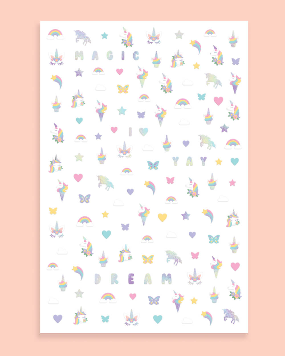Unicorn 🦄 Nail Stickers - 524 Nail Stickers