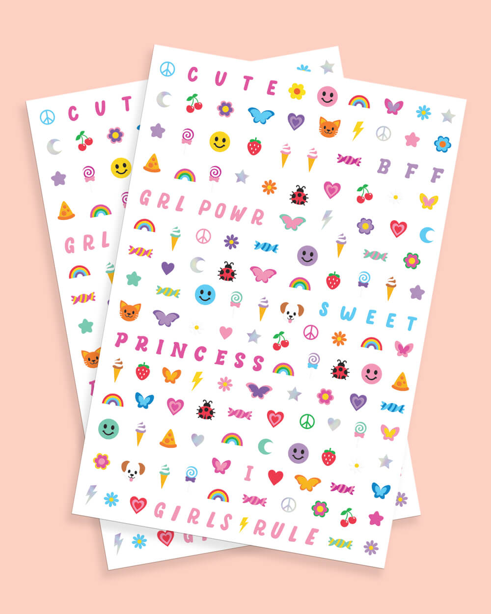 Grl Pwr Nail Stickers - 816 Nail Stickers