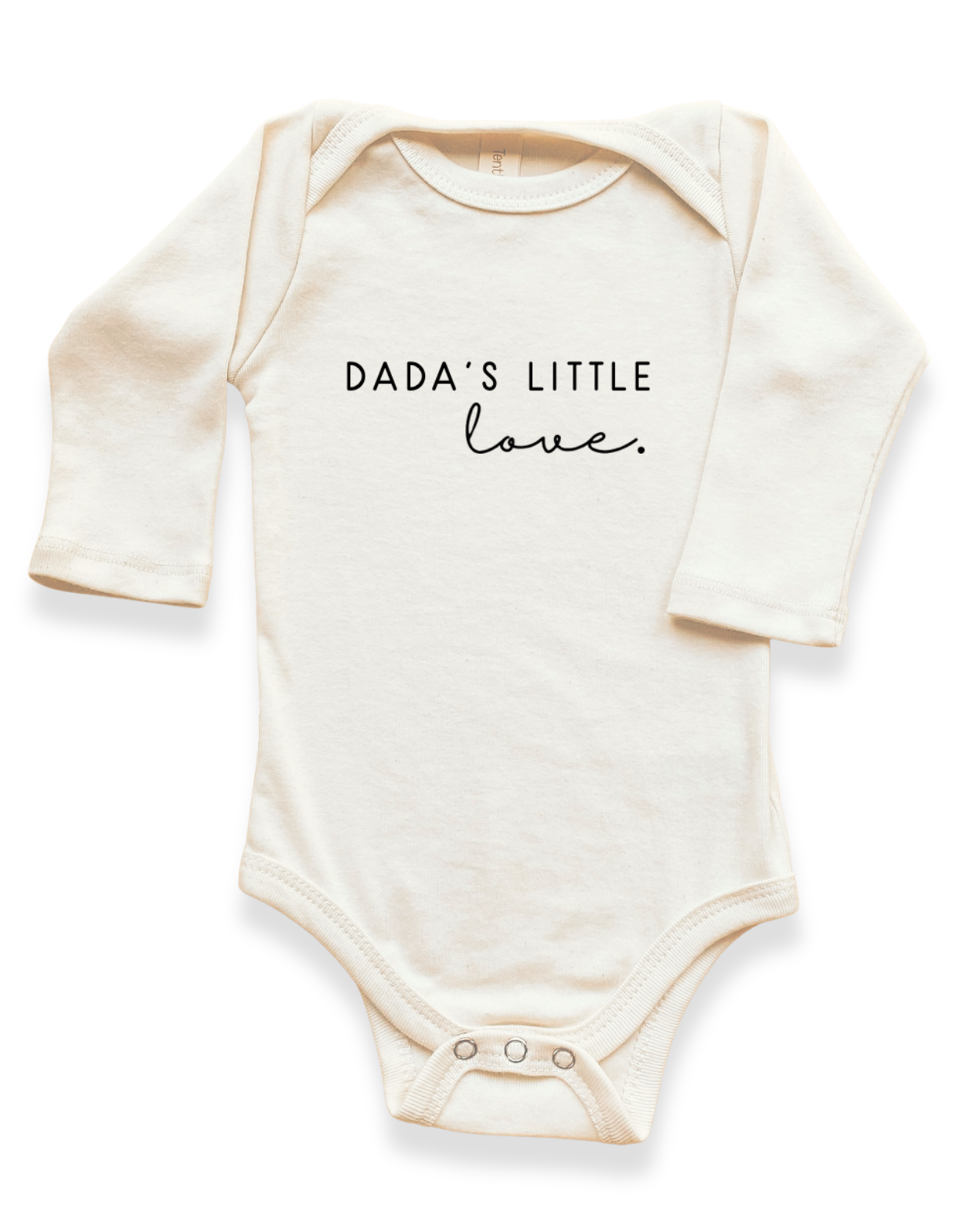 Dada's Little Love Organic Cotton Baby Bodysuit Long Sleeve
